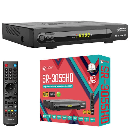 خرید رسیور استارست 3055 فول اچ دی 10 بیت رنگ و hevc , h265